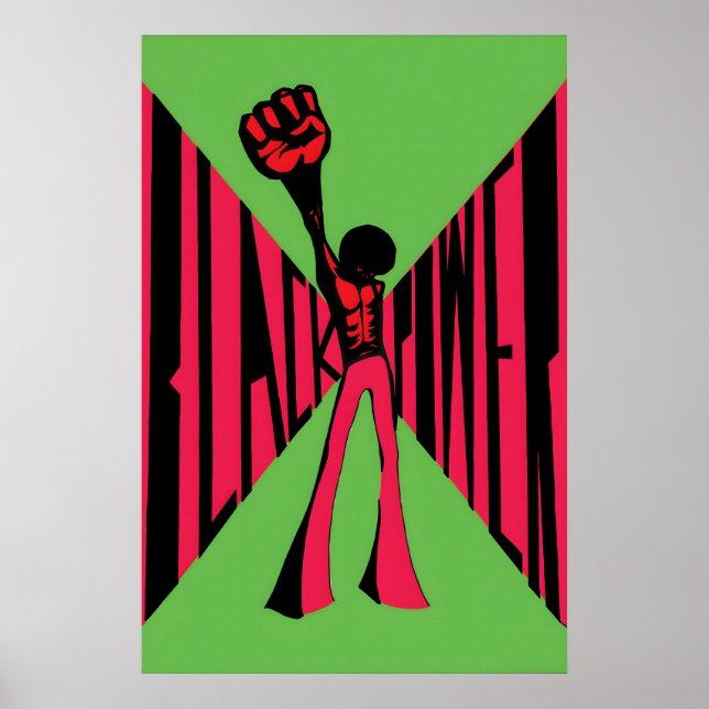 1970s Poster -Black Power (Framsidan)