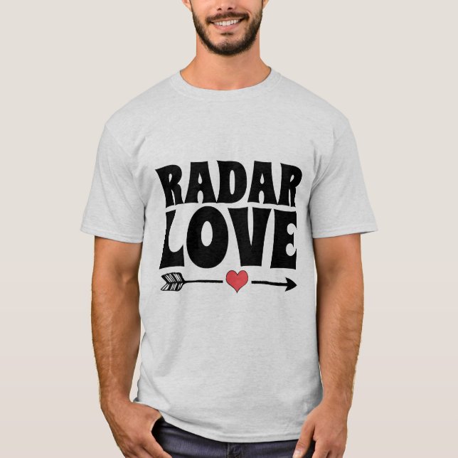 1970s VINTAGE RADAR LOVE T-Shirts (Framsida)
