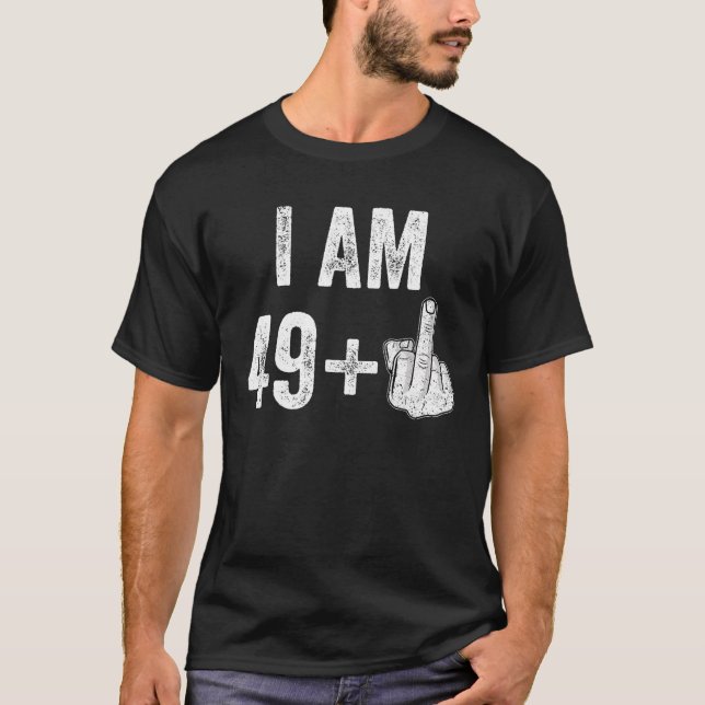 1971 1972 Birthday Male Him Roligt 50 Funny 50:e T Shirt (Framsida)