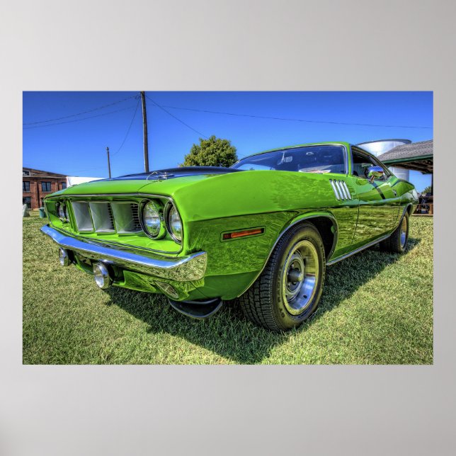 1971 340 'Cuda in HDR Poster (Framsidan)