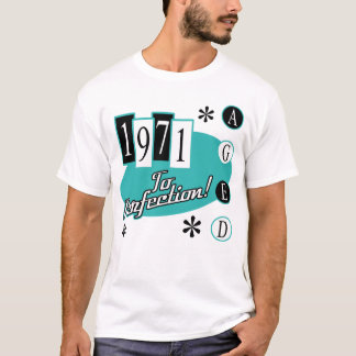1971, 50:e århundradets moderna t shirt