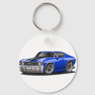 1971-72 Chevelle Blue-Black Car Nyckelring
