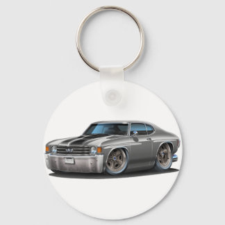 1971-72 Chevelle Grått-Black Car Nyckelring