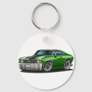 1971-72 Chevelle Grönt-Black Car Nyckelring