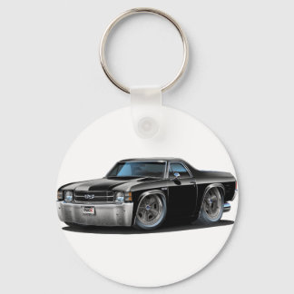 1971-72 El Camino Black Lastbil Nyckelring