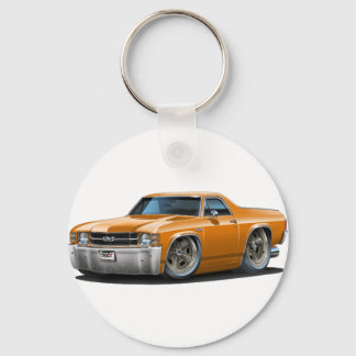 1971-72 El Camino Orange Lastbil Nyckelring