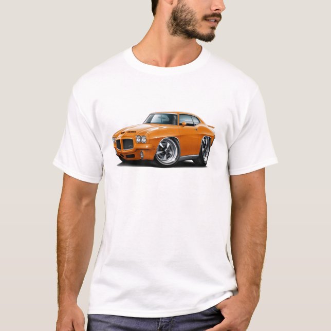 1971-72 GTO-orangebil T-shirt (Framsida)