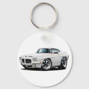 1971-72 GTO Vitbil Nyckelring