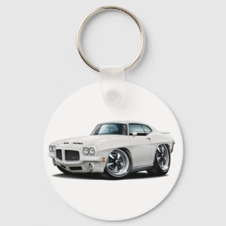 1971-72 GTO Vitbil Nyckelring