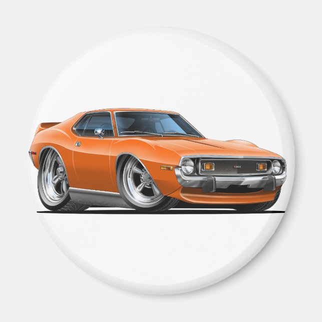 1971-72 Javelin Orange Car Magnet (Framsidan)
