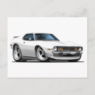 1971-72 Javelin Vitbil Vykort