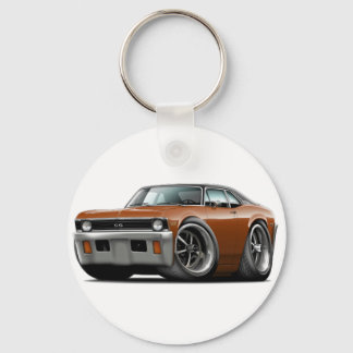 1971-72 Nova Brown-Black Top Nyckelring