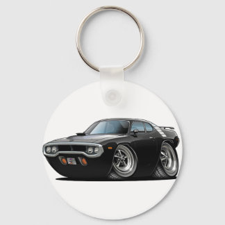 1971-72 Roadrunner Black Car Nyckelring