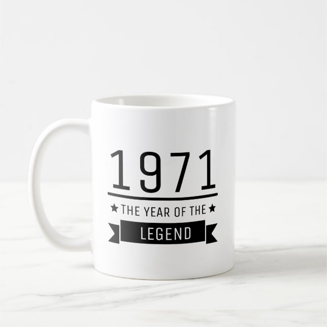 1971 År av legenden, 50-årspresenter, Kaffemugg (Vänster)
