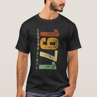 1971 års födelsedagslängd sedan 1971 gåvor födda 1 t shirt
