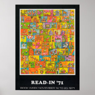 1971 Barns Bok-vecka Poster