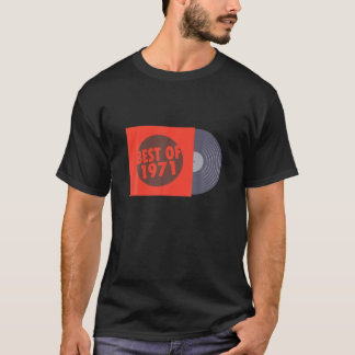 1971 bästa vinylskivan 50:e födelsedagen vinta t shirt