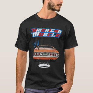 1971 Chargersuper Beehot Rodlandets Carmagnumwedge T Shirt
