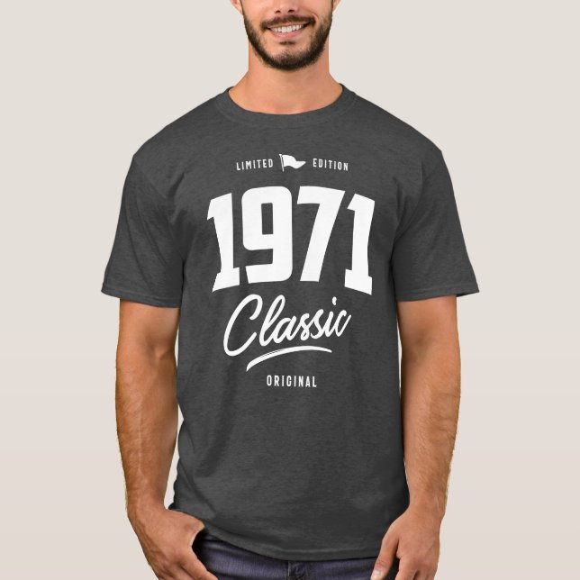 1971 Classic T Shirt (Framsida)