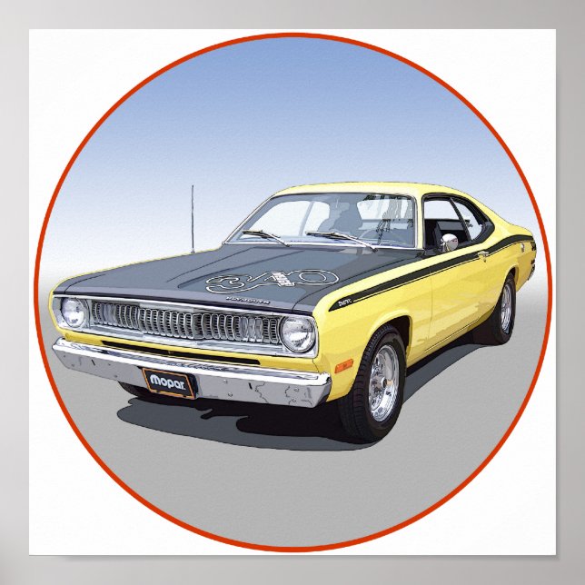 1971 Duster 340 Poster (Framsidan)