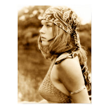 1971 Hippie-Chick - Art-utskrift