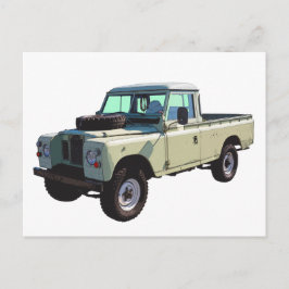 1971 Land Rover Pickupa Lastbil Vykort