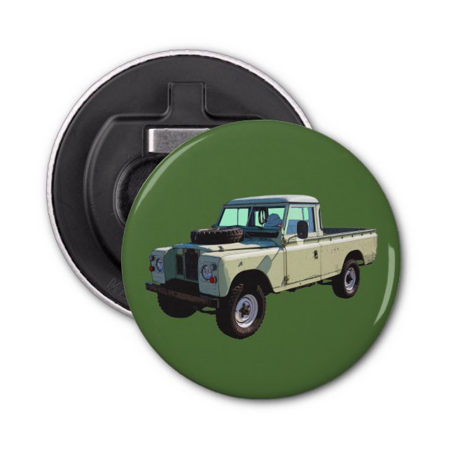 1971 Land Rover Pickupare Lastbil Flasköppnare (Framsidan)
