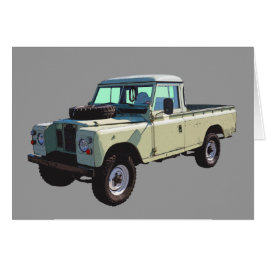 1971 Land Rover Pickupare Lastbil Hälsningskort