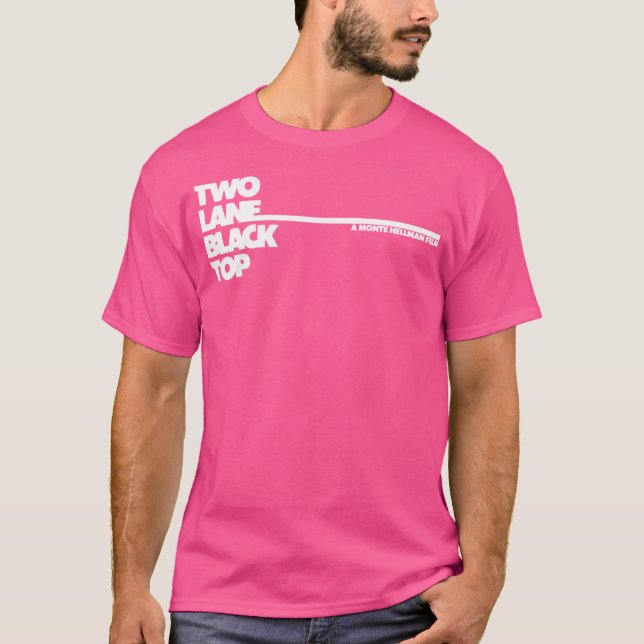 1971 Logotyp med två lane Blacktop T Shirt (Framsida)