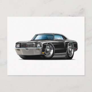 1971 Monte Carlo Black car Vykort