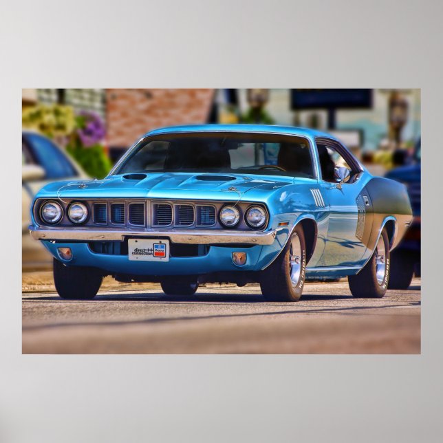 1971 Plymouth 'Cuda 383 Poster (Framsidan)