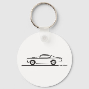 1971 Plymouth Duster Nyckelring