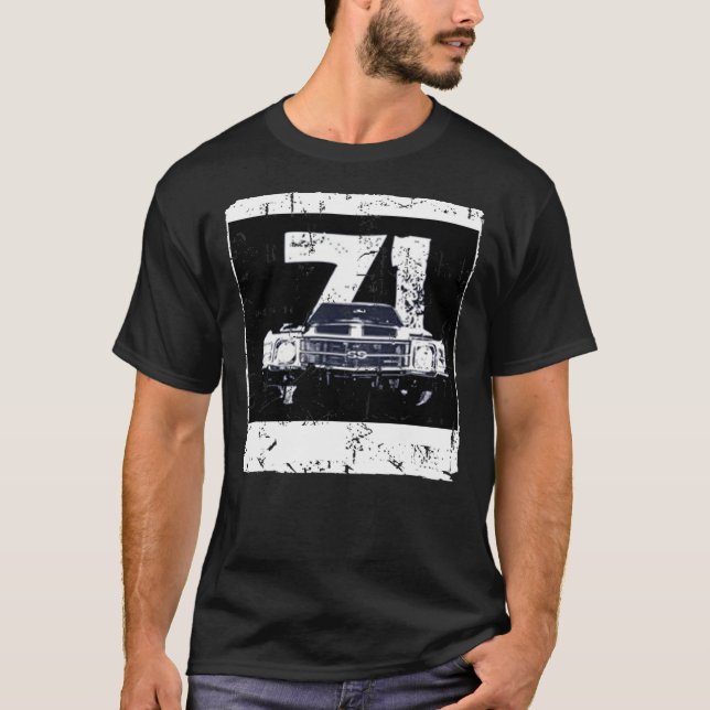 1971 Plymouth GTX Muscle Car Classic T- Shirt T Shirt (Framsida)