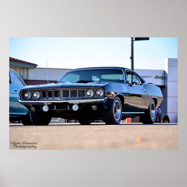 1971 Plymouth Hemi Cuda Poster (Framsidan)