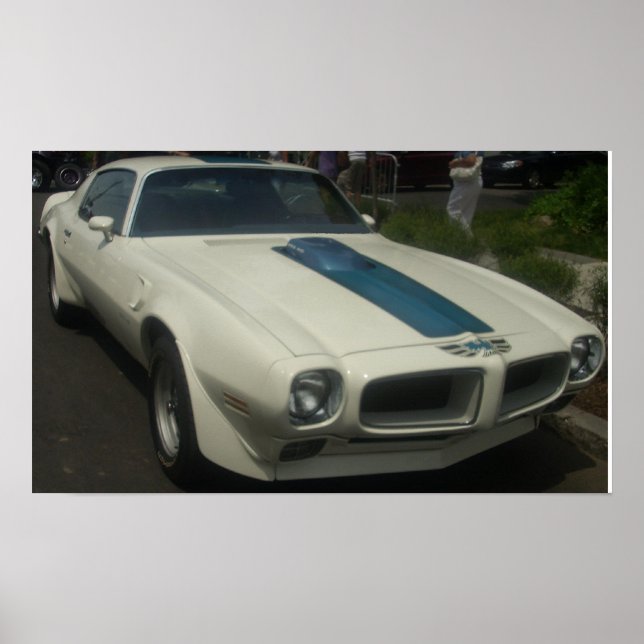 1971 Pontiac Trans am Hardtop Poster (Framsidan)