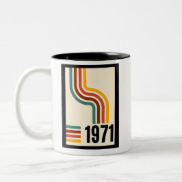 1971 Retro Vintage affisch Mugg