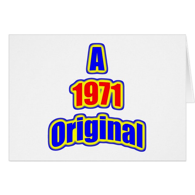 1971 röda original- Bl Hälsningskort (Framsidan Horizontal)