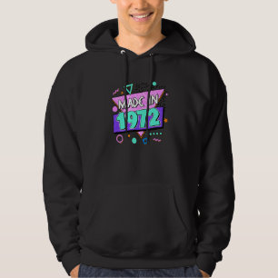 1972 50:e födelsedagen 80-talet 90-talet 1980-tale hoodie