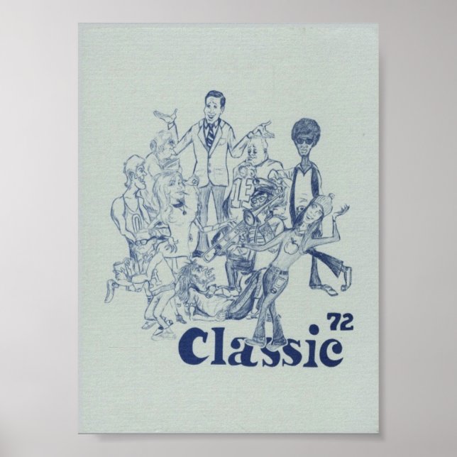 1972 års arbetsbok poster (Framsidan)