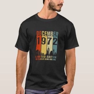 1972 års Begränsad utgåva 50 år av AW T Shirt