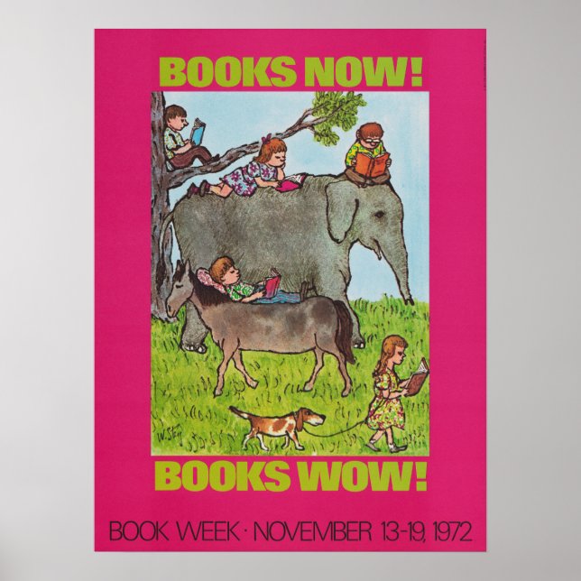 1972 Barns Bok-vecka Poster (Framsidan)