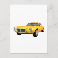 1972 Camaro Z28: Muskelbil: Avsluta gult: