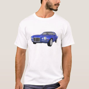 1972 Camaro Z28: Muskelbil: Blått Avsluta: T Shirt