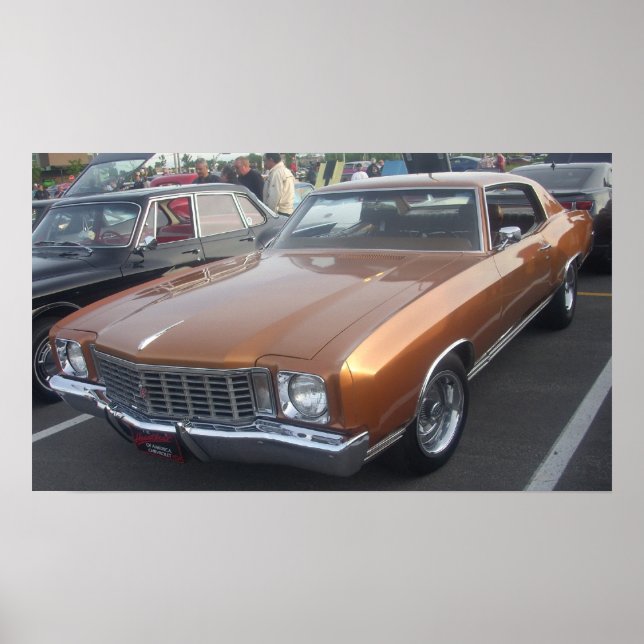 1972 Chevrolet/Chevy Monte Carlo Poster (Framsidan)