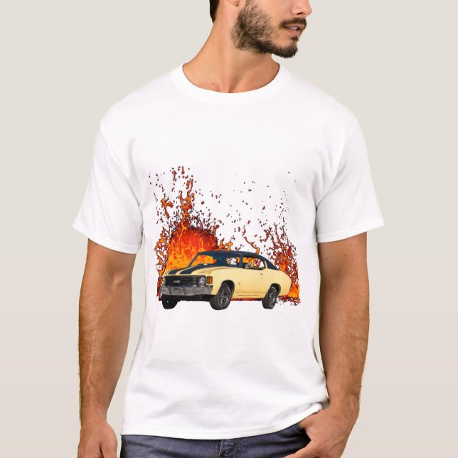 1972 Chevy Chevelle SS T Shirt (Framsida)