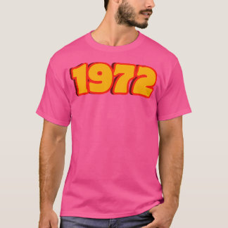 1972 Funky 70S Retrografi i Vintage Stil T Shirt