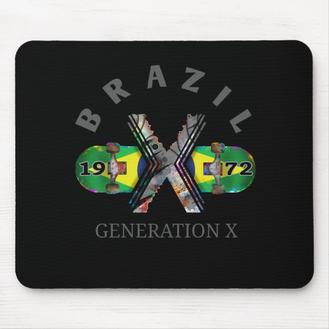 1972 Generation X Brasiliansk skateboard Musmatta (Framsidan)