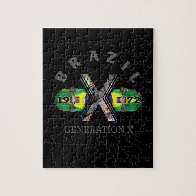 1972 Generation X Brasiliansk skateboard Pussel (Vertikal)