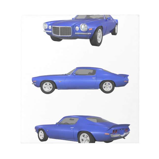 1972 Kamaro: Anteckningsblock (Framsida)