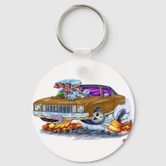 1972 Monte Carlo Brown-bil Nyckelring (Framsida)